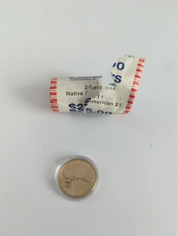 2011-P NATIVE AMERICAN (SACAGAWEA) DOLLAR 1-COIN BU - WAMPANOAG TREATY Free Ship Cover