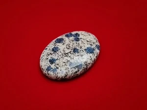 Natural K2 Granite Blue Azurite Granite Oval Cabochon Tumbled 61.5ct - Picture 1 of 10