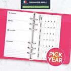 2024 or 2025 FILOFAX Personal Compatible Month on one page diary refill