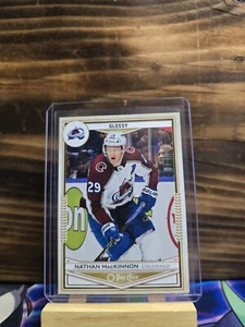 2024-25 Upper Deck Series 1 O-Pee-Chee Glossy #OG-25 Nathan MacKinnon NHL Hockey - Picture 1 of 2
