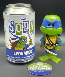 Funko Soda CHASE TMNT Mutant Mayhem LEONARDO durchscheinend blau leuchten Vinyl - Bild 1 von 3