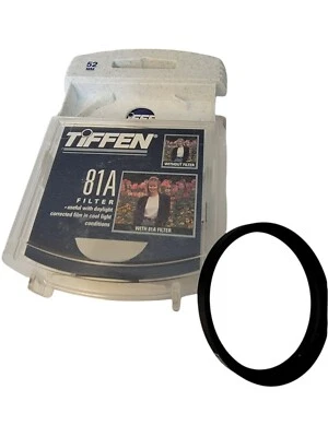 TIFFEN 52mm 81A 81-A 81 A Warming Glass Lens Filter 52 mm 5281A US Seller - Image 1 of 4