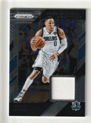 Shawn Marion 2018 Panini Prizm Sensational Swatches Mavericks - Image 1 of 2