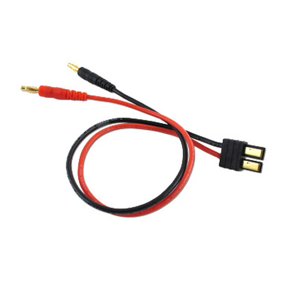 SpeedTek RC Heavy Duty TRX Charge Lead (Male TRX To 4mm Banana Plugs) - Image 1 of 1