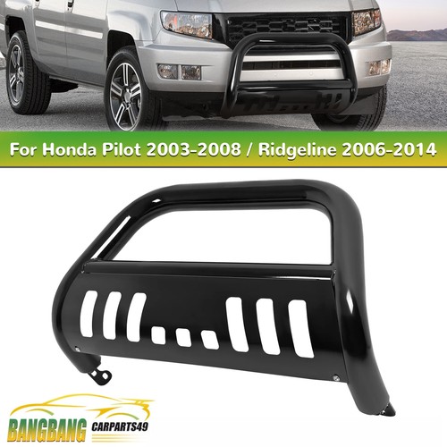 3" Tube Bull Bar Push Bumper Grille Guard For Honda 03-08 Pilot/06-14 ...