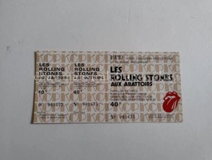 Rolling Stones unused ticket June 6 1976 Pavillon de Paris France Mick Keith - Imagen 1 de 5