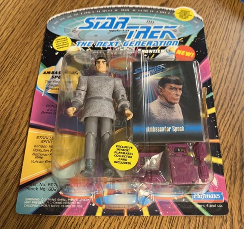 Lot of 5 - Star Trek the Final Frontier -Next Generation 1993 Playmates Figures Cover