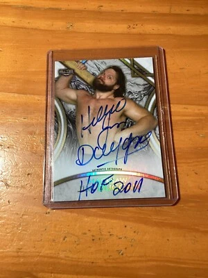 2018 Topps WWE Legends Hacksaw Jim Duggan Autograph Card /199 On Card Auto HOF - Image 1 of 2