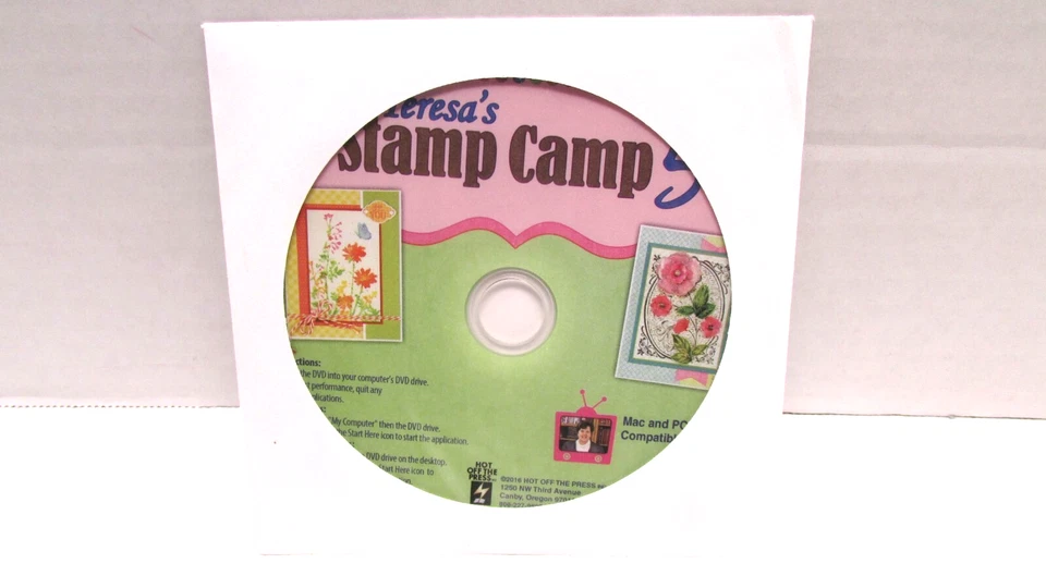 TERESA'S STAMP CAMP #1 DVD-Cardmaking-Stamping Techniques-Paper Craft Card Ideas - Image 1 of 1