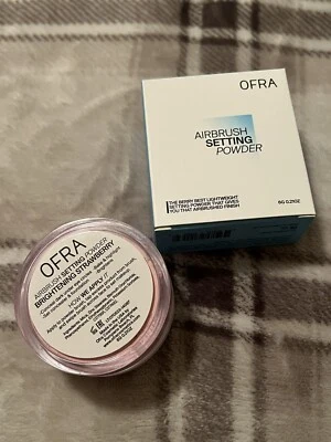 NEW NWB  OFRA COSMETICS Air Brush Setting Powder in Strawberry - Image 1 of 2