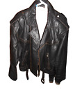Maddox leather jacket biker motorcycle Italy high quality leather
