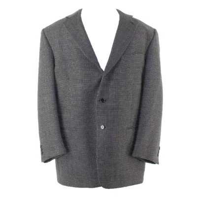 Talllia Sartoria Loro Piana Talla 50S? ¿Cachemira negra multi 3 botones? Blazer para hombre Foto 1 de 4