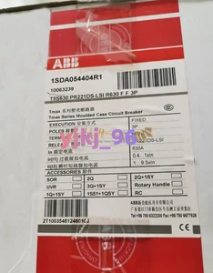 1PCS NEW ABB Circuit Breaker T5S630 PR221DS-LSI R630 F F 3P 1SDA054404R1 - Bild 1 von 1