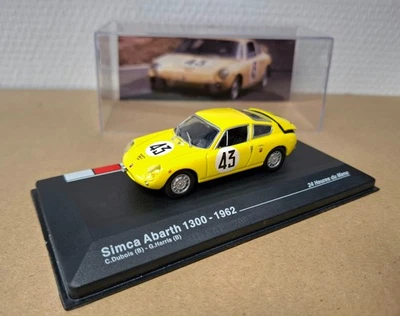 Simca Abarth 1300 1962 Le Mans Vetrina 1/43 scatola - Immagine 1 di 3
