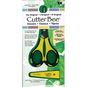 EK Success Cutter Abeja Tijeras Amarillas Pequeñas Hojas Afiladas Corte Preciso Duradero - Imagen 1 de 1