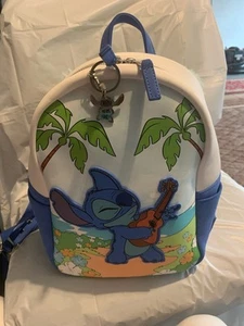 Loungefly Disney Lilo & Stitch Stitch with Ukulele Mini Backpack - Picture 1 of 4