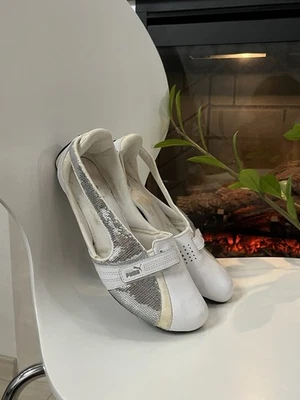 🔥RARE Puma Speed Cat Silver 00's Ballets Y2k Flats Shoes Vintage Diesel Vibe - Image 1 of 4