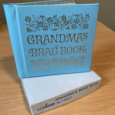 Vintage Great Grandma’s Brag Book Square Photo Album by Gibson - Image 1 of 4