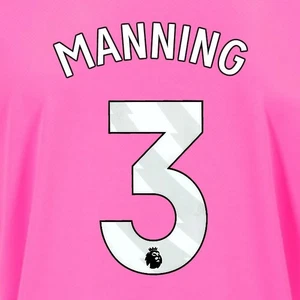 2024 2025 OFFIZIELLES SOUTHAMPTON MANNING 3 WEISS 3. SPIELERGRÖSSE NAME SET - Bild 1 von 1