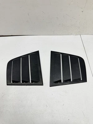 2011-2023 Dodge Charger Rear Left Right Side Vent Louver Covers 1/4 Window T15 - Image 1 of 4