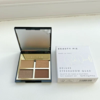 Beauty Pie Pati Dubroff Deluxe Eyeshadow Quad Shade 001 Made in Italy