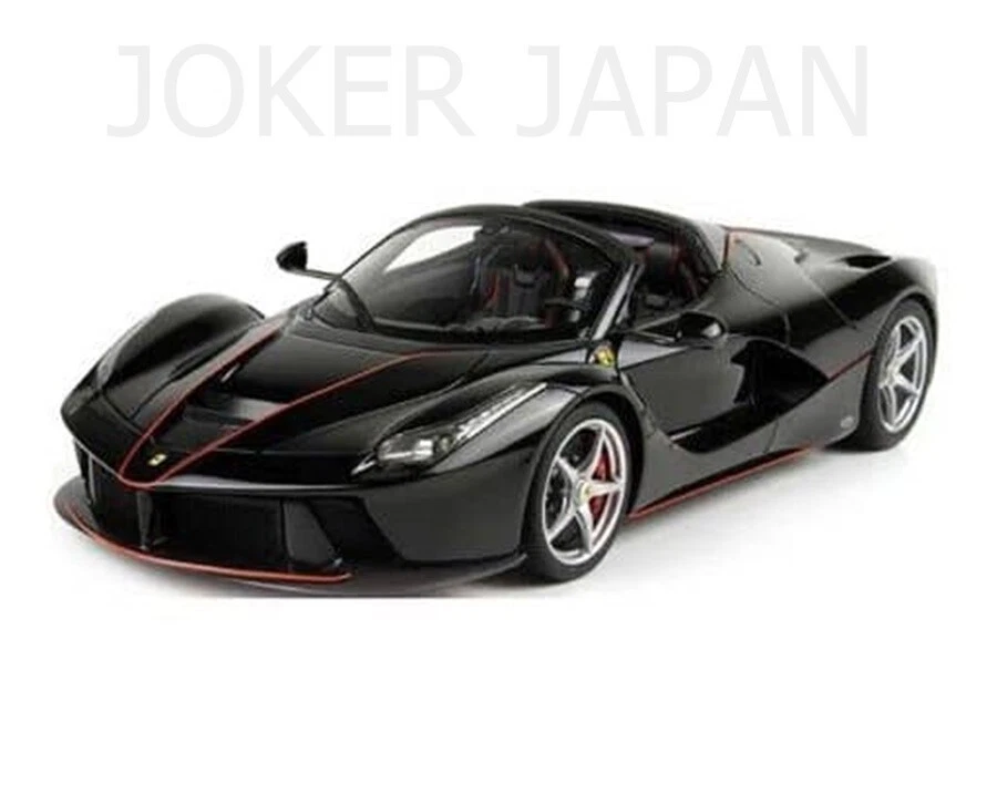 BBR Ferrari LaFerrari Aperta Echelle 1:18 Voiture Miniature - New Black Daytona (BBR182232)