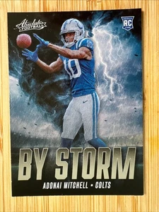 2024 Panini Absolute - By Storm #BS-AML Adonai Mitchell (RC) - Picture 1 of 2
