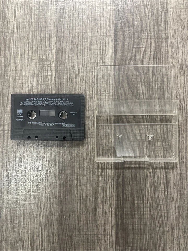 Janet Jackson - Janet Jackson’s Rhythm Nation 1814 Audio Cassette (1989) - Image 1 of 2