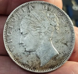 Inde - Pèriode Victoria - 1840 - 1 roupie argent - TTB+ - Picture 1 of 2