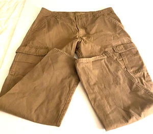 Wrangler Cargo Hose Braun Herren 38x32 Relaxed Fit Straight Leg Utility - Bild 1 von 7