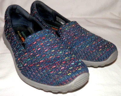 Zapatos sin cordones Skechers Calce Relajado Reggae Fest Mimbre Talla 5.5 Azul Marino # 49291 Foto 1 de 4