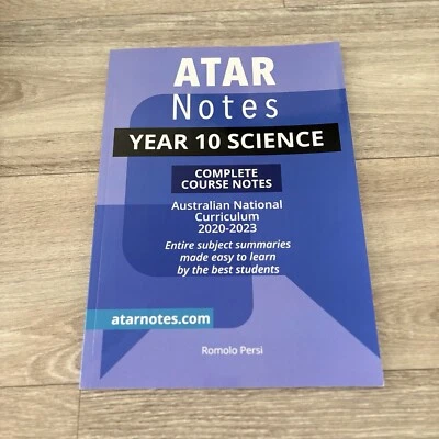 ATAR Notes Science, Year 10 Science Notes, Australian Curriculum, High School  - Image 1 of 4