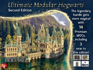 Harry Potter Ultimate Modular Hogwarts MOC Building Block 2nd Edition Set Łė 〇 - Picture 1 of 6