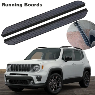 estriberas aptas para Jeep Renegade 2015-2025 barras Nerf peldaños laterales 2 piezas Foto 1 de 4
