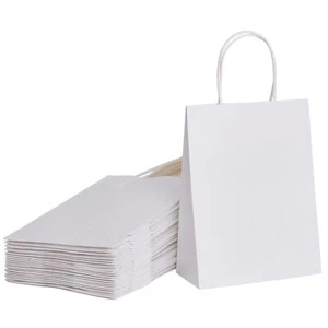 SUNCOLOR 24 Pack 9" Small Black Gift Bags With Handle for Party Favor Bags Go... - Picture 1 of 6