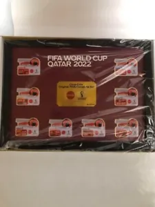 FIFA World Cup Qatar 2022 Pins & Solid Gold Plate Set Limited Edition - Picture 1 of 3
