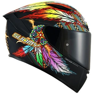 Suomy Track-1 Helmet - Chieftain Multi Matte Black - Medium - Picture 1 of 9