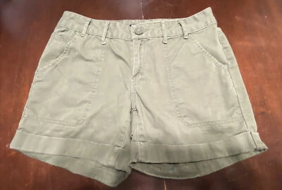 Pantalones Cortos Ana 6 Algodón Chino Verde Foto 1 de 4