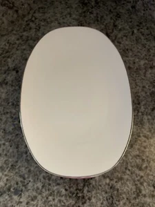 Hutschenreuther Hohenberg Medium Oval Serving Platter White & Platinum Pre Owned - Picture 1 of 3