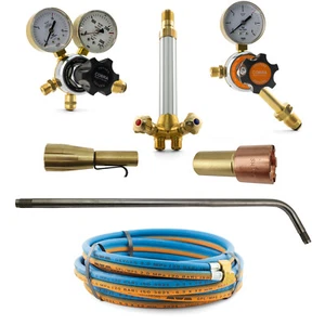 LPG Super Heating Torch Kit - SHP2 + Mixer + 700mm Barrel - 5m Hose - Oxy - Picture 1 of 7
