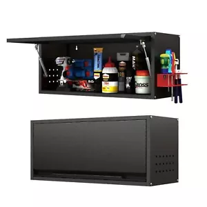 Wall Mounted Metal Kitchen Pantry Storage Cabinet Garage Medicine Wall Cabinet - Picture 1 of 15