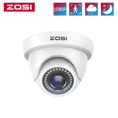 ZOSI Outdoor Dome Home Security Surveillance Camera 1080p HD 4in1 Night Vision - Image 1 of 4