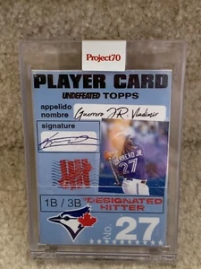Carta Progetto Topps 70 880 - Vladimir Guerrero Jr. di UNDEFEATE - Foto 1 di 2