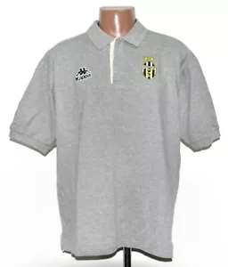 JUVENTUS ITALY 1998/1999 TRAINING FOOTBALL COTTON POLO SHIRT KAPPA L - Picture 1 of 5