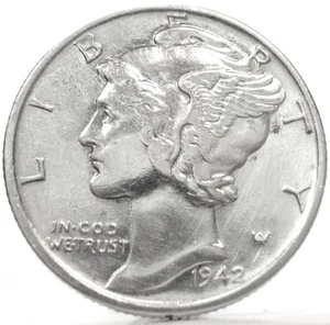 United States-USA (Mercury 1 DIME) 1942-UNC. - Imagen 1 de 7