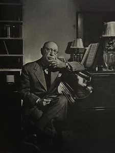Yousuf Karsh Igor Stravinsky authentic Photogravure From A Karsh Book - Picture 1 of 1