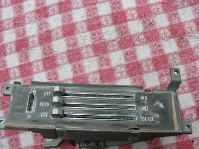 CONJUNTO CONTROL CALEFACCIÓN ORIGINAL CHEVROLET CHEVELLE & EL CAMINO 1970-72 #3979700 Foto 1 de 4