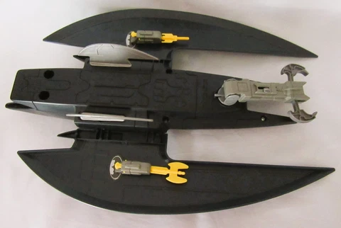 1993 Kenner DC Batman Animated Series Bat Wing Plane w/launchers & missiles GUC Cover