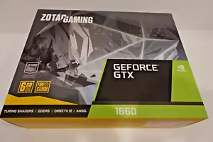 ZOTAC Gaming GeForce GTX 1660 6GB GDDR5 Graphics Card ZT-T16600K-10M TwinFan GPU - Picture 1 of 2