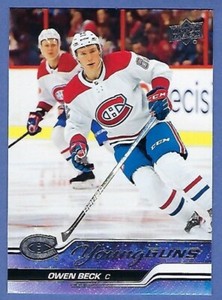 2023-24 Upper Deck Series 1 Young Guns OWEN BECK #214 Montreal Canadiens RC!!!